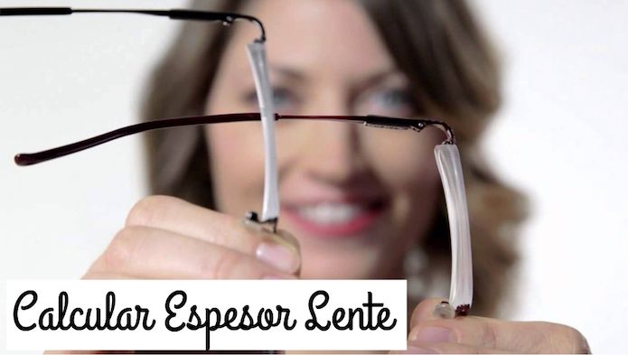calcular espesor lente gafas