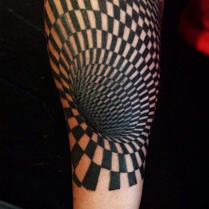 tatuaje ilusion optica 10
